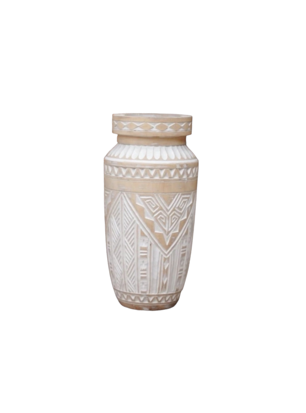 Vaas Hout Deco The Sumba Vase XL