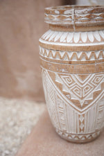 Vaas Hout Deco The Sumba Vase L