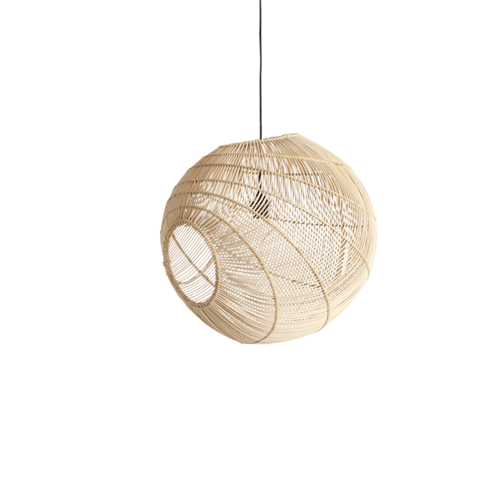 €229.95 Hanglamp Hanglamp Rotan Luna Sphere Natural Ø62*37cm