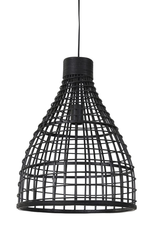 €79,95 Hanglamp Hanglamp rotan zwart Ø40x51 cm