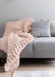 €189,95 Plaid Plaid Deken Roze Knitted 150x125 cm