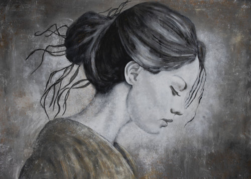 €425,00 schilderij Schilderij Vrouw "Within me" 200X140cm