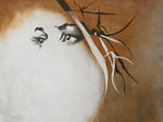 €425,00 Schilderij Vrouw "Bright Eyes" 200x140cm
