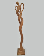 €139.95 sculptuur Houten Beeld Dansend Meisje22x22x150cm