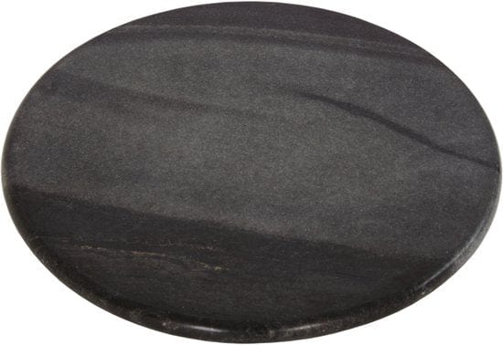 €21.95 Snijplank Snijplank marmer rond zwart Ø25cm