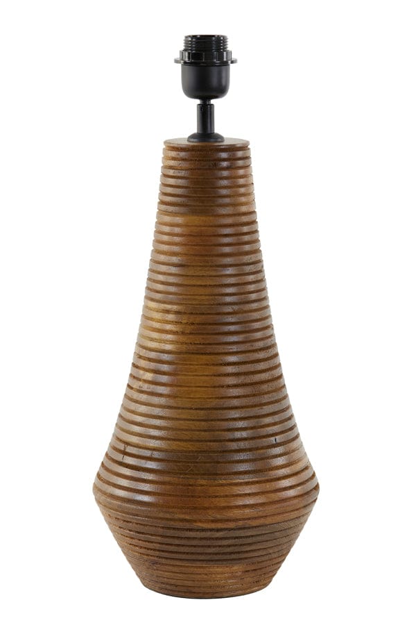 €113,95 Tafellamp Lampvoet Ø20x50 cm PATRICIA Hout Olie Bruin