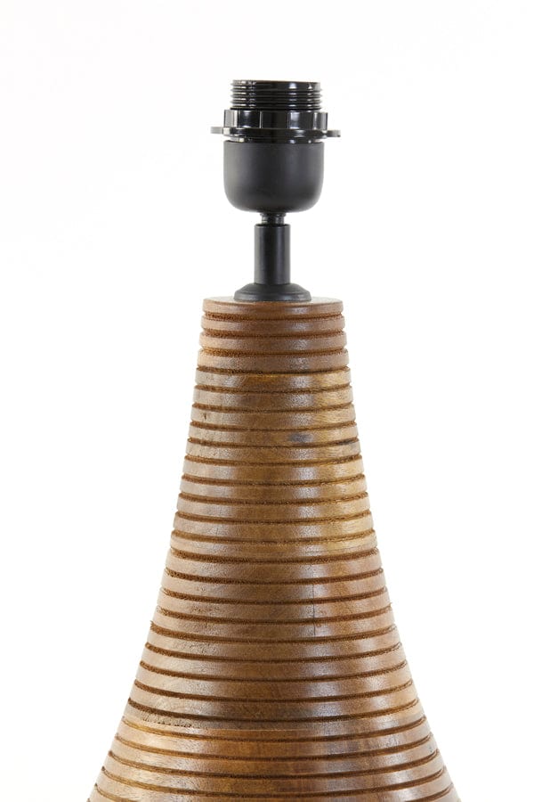 €113,95 Tafellamp Lampvoet Ø20x50 cm PATRICIA Hout Olie Bruin