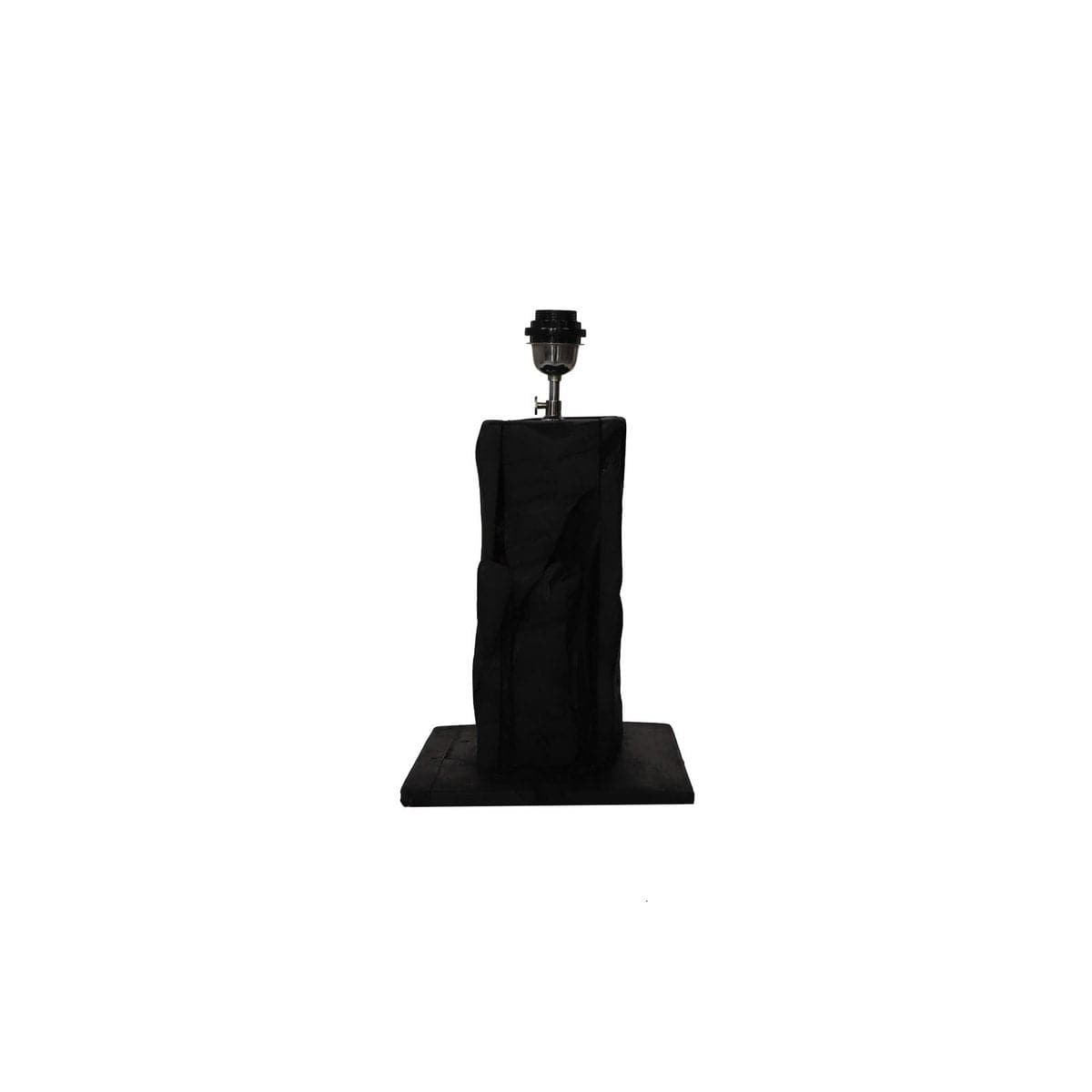 €87,95 Tafellamp Tafellamp Hout Teak Vierkant Zwart 25*25*50cm