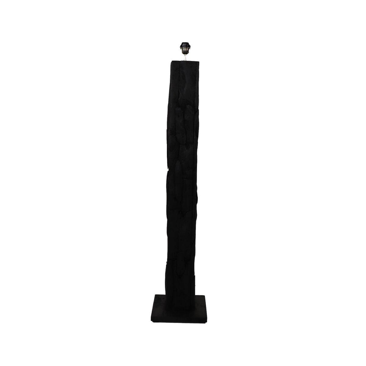 €189,95 Vloerlamp Vloerlamp Hout Teak Vierkant Zwart 30*30*145cm