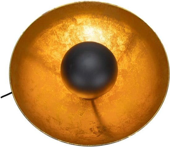 €76,95 Wandlamp Wandlamp zwart/ goud Metaal Ø40cm